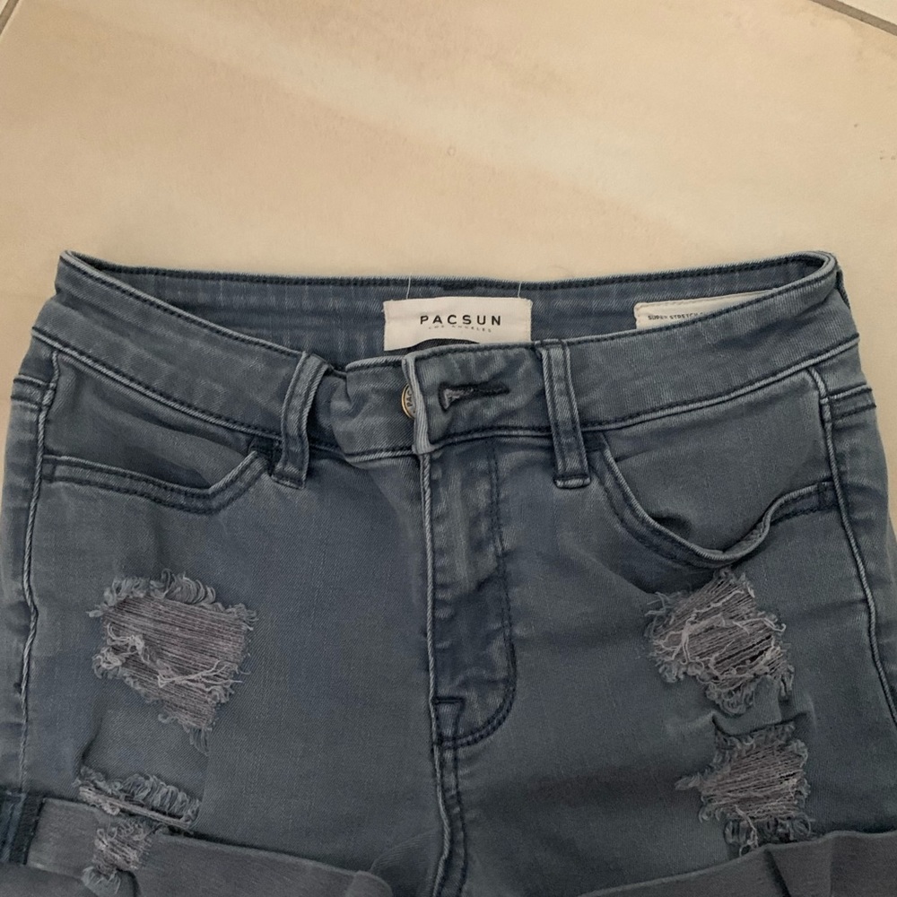 Pacsun Super Stretch Jean Shorts